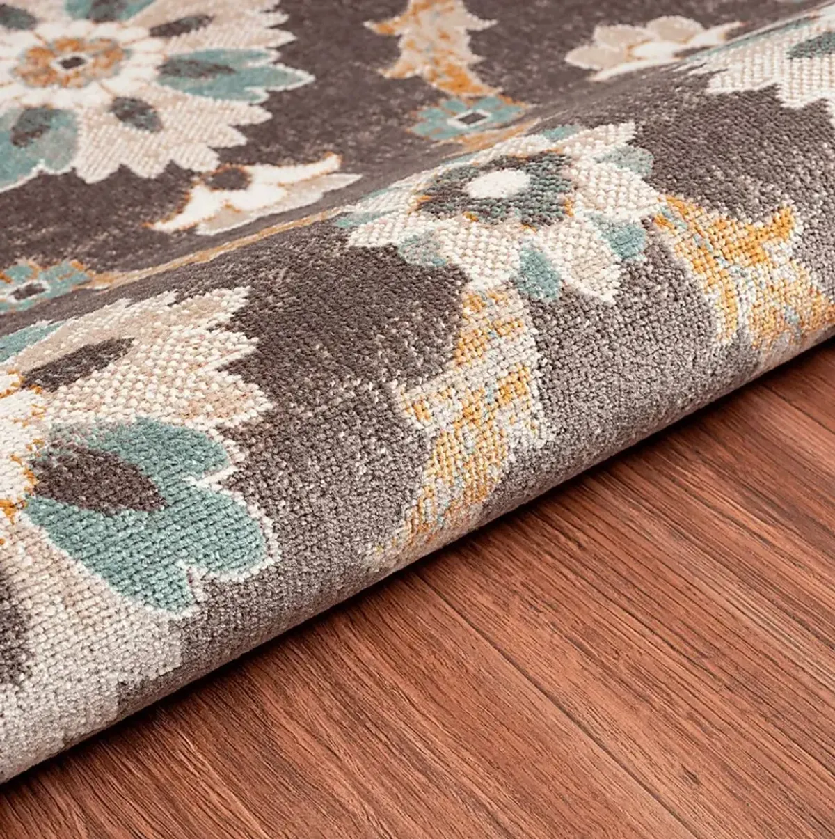 Emlodge Brown/Multi 7'9 x 9'9 Indoor/Outdoor Rug