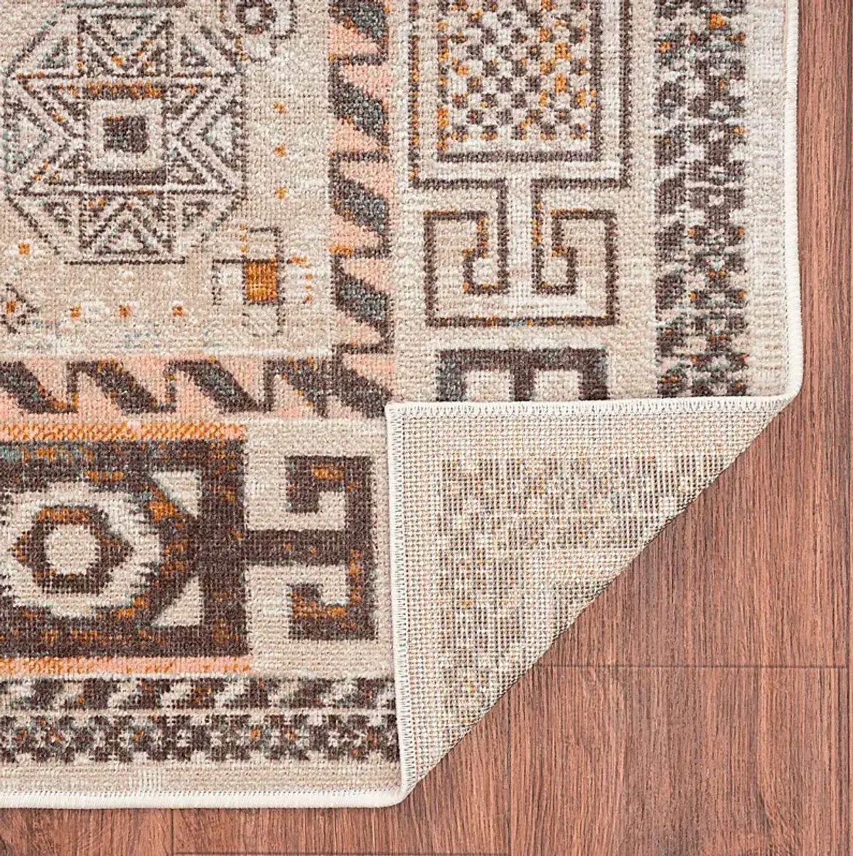 Athaton Cream/Multi 7'9 x 9'9 Indoor/Outdoor Rug