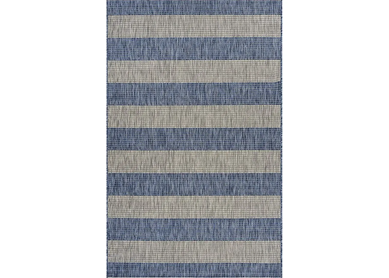 Picrane Navy/Gray 7'9 x 9'9 Indoor/Outdoor Rug