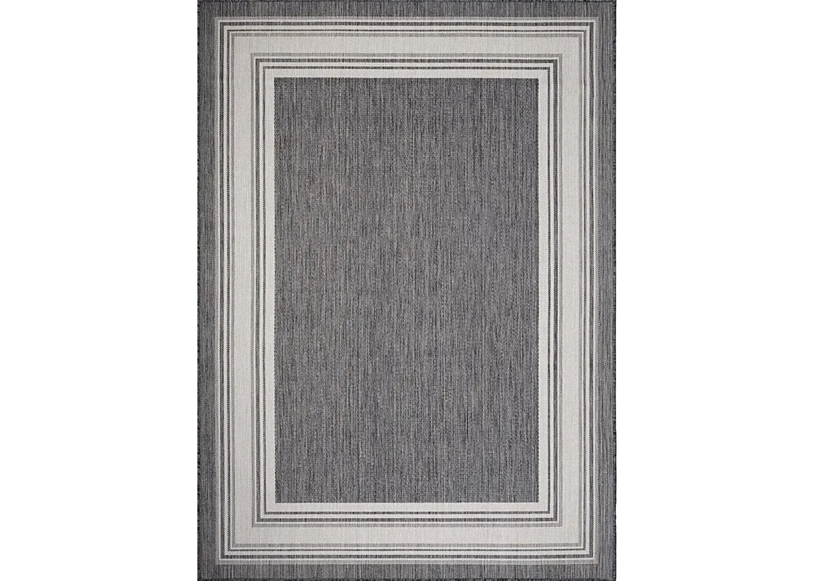 Carledosa Black/Multi 7'6 x 9'5 Indoor/Outdoor Rug