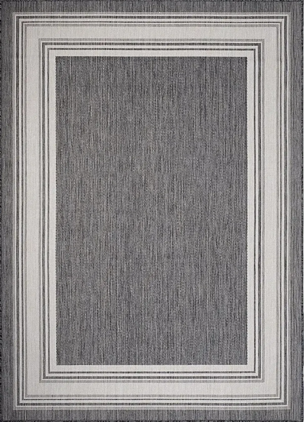 Carledosa Black/Multi 7'6 x 9'5 Indoor/Outdoor Rug