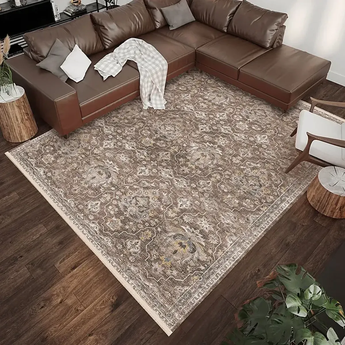 Parkwyn Brown 8' x 10' Rug