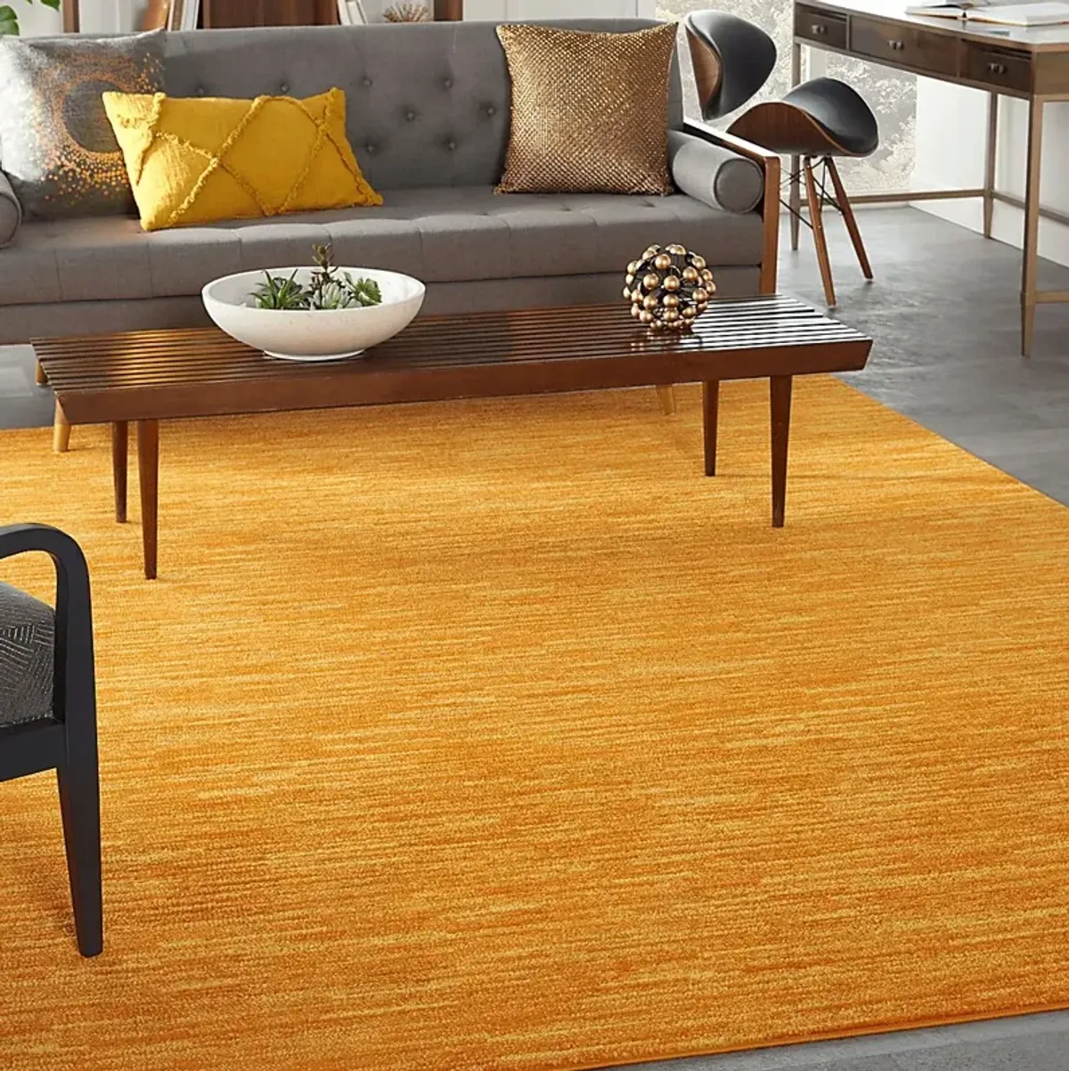 Easthagen Orange 8' x 10' Indoor/Outdoor Rug