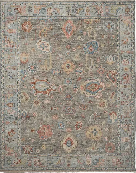 Pascester Gray/Multi 8' x 10' Rug