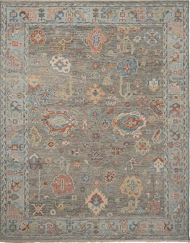 Pascester Gray/Multi 8' x 10' Rug