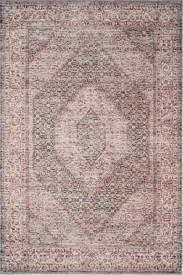 Portnet Red 9'10 x 11' Rug