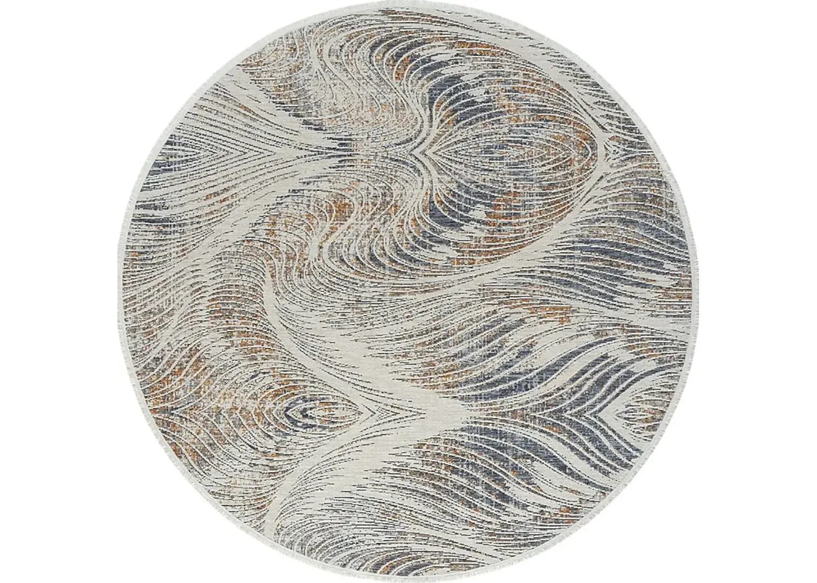 Torric Ivory 7'10 Round Rug