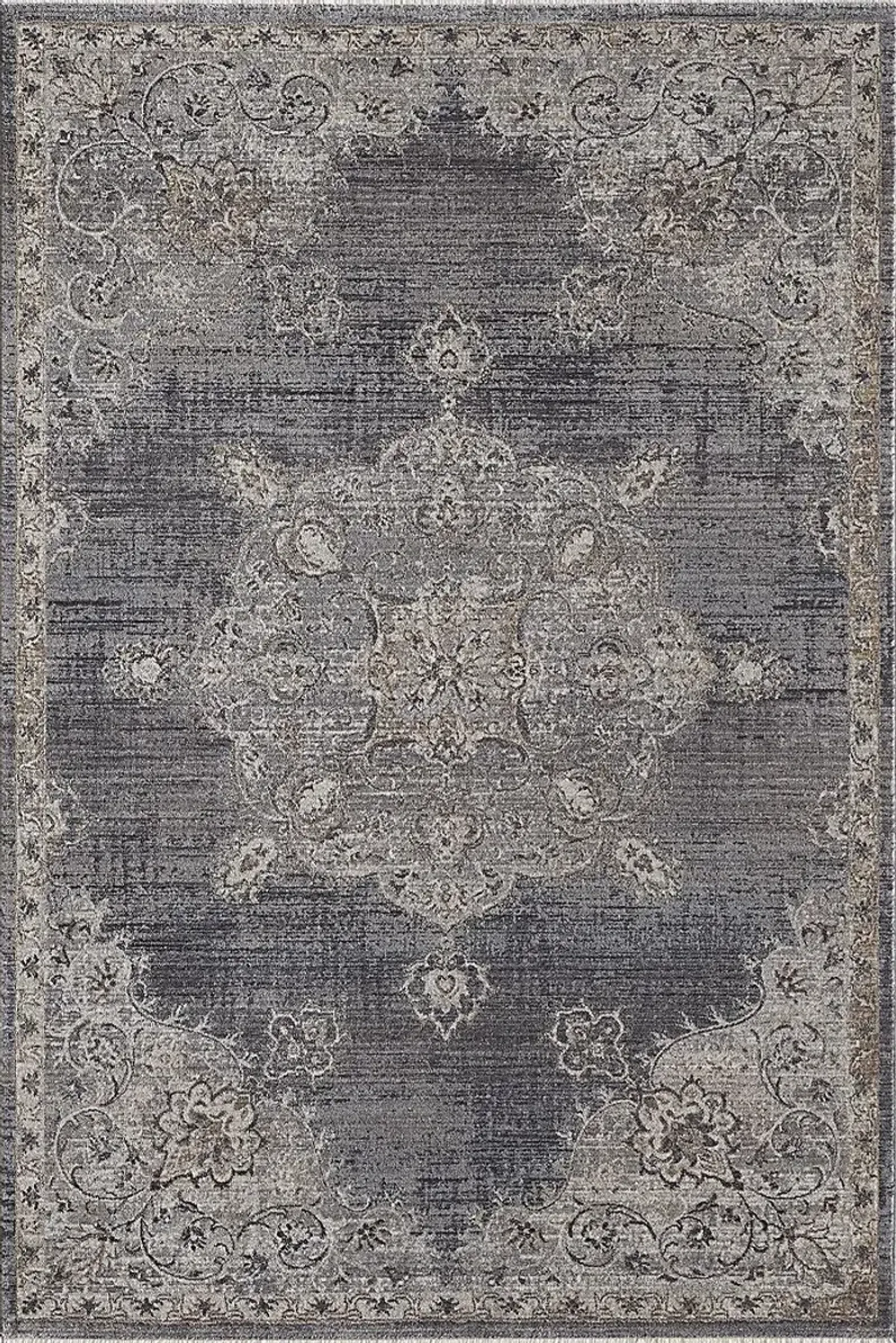 Lanison Gray 7'10 x 9'10 Rug