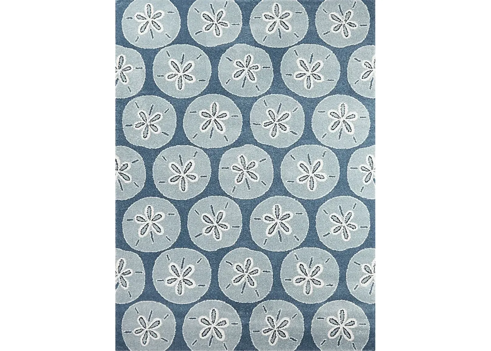 Declair Blue 7'10 x 10' Rug