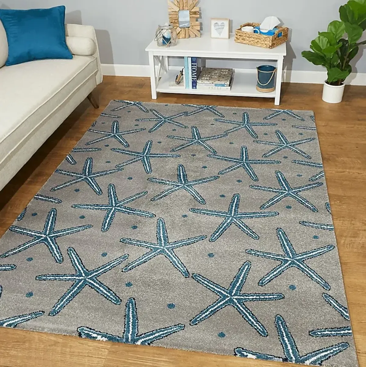 Lahaven Gray 7'10 x 10' Rug