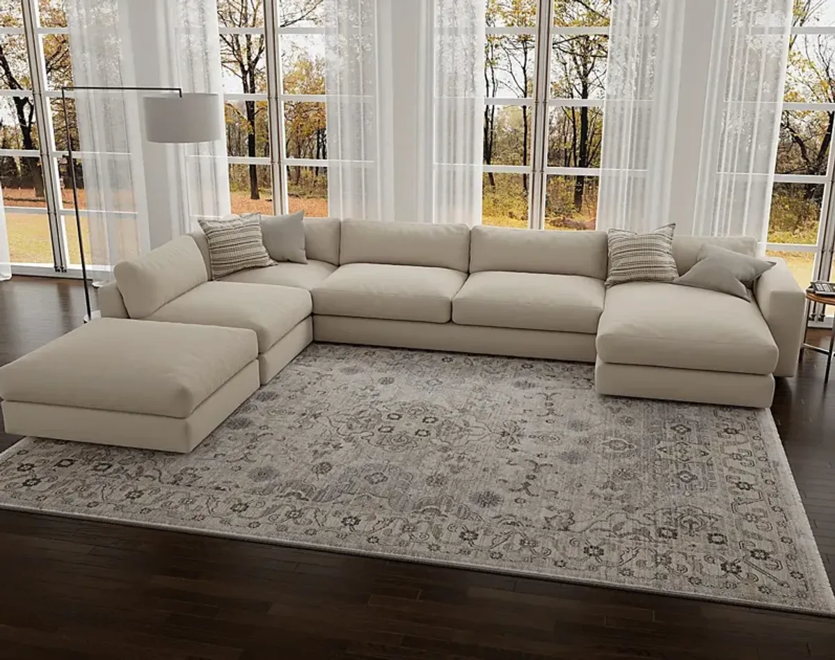 Hingdola Ivory 7'10 x 9'10 Rug