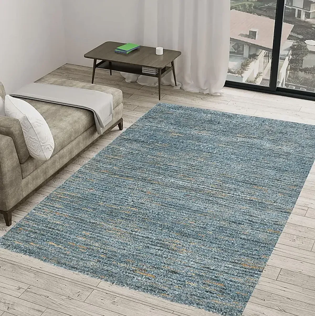 Kinipon Blue 8' x 11' Rug