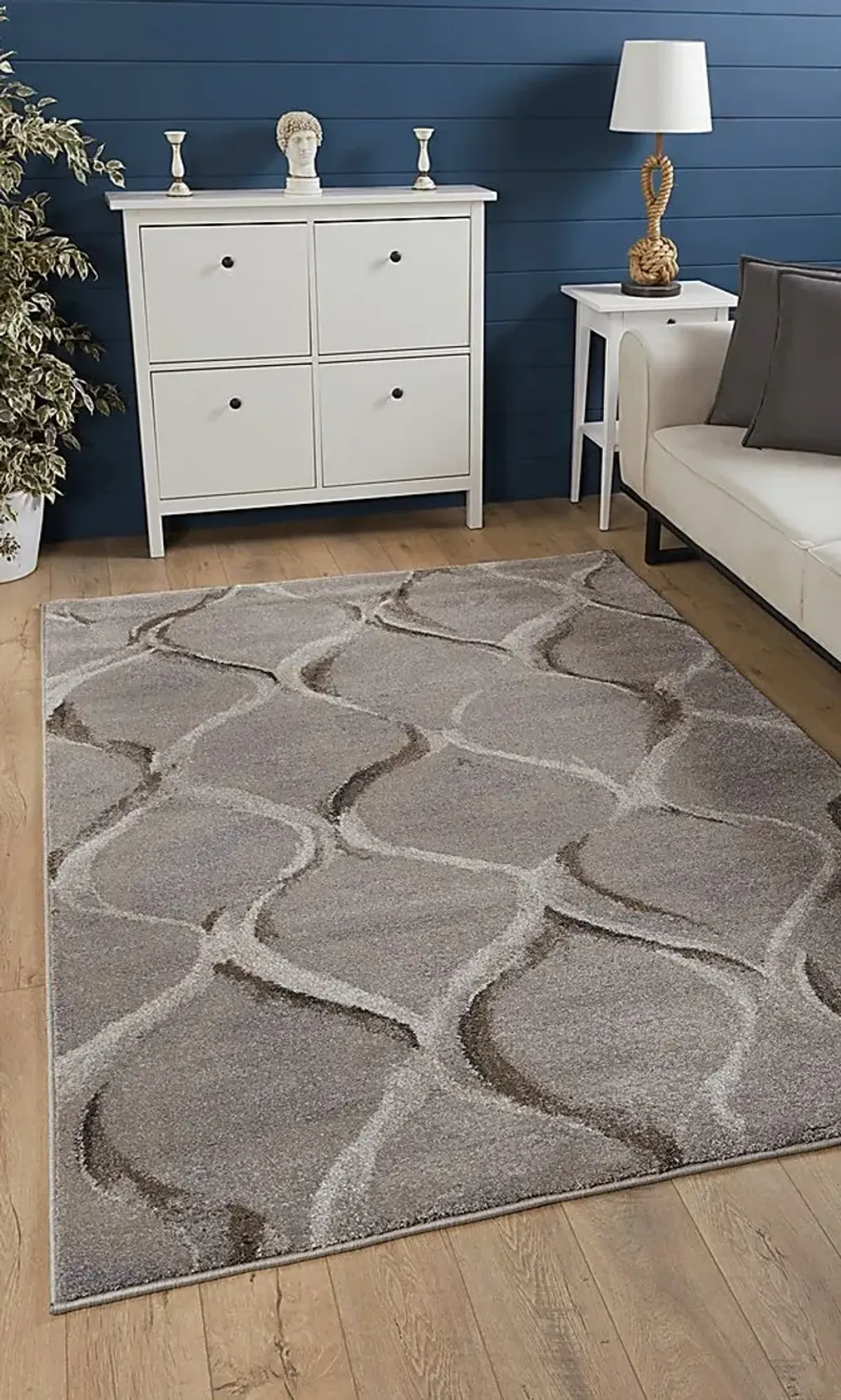 Banstino Slate 7'10 x 10'10 Rug