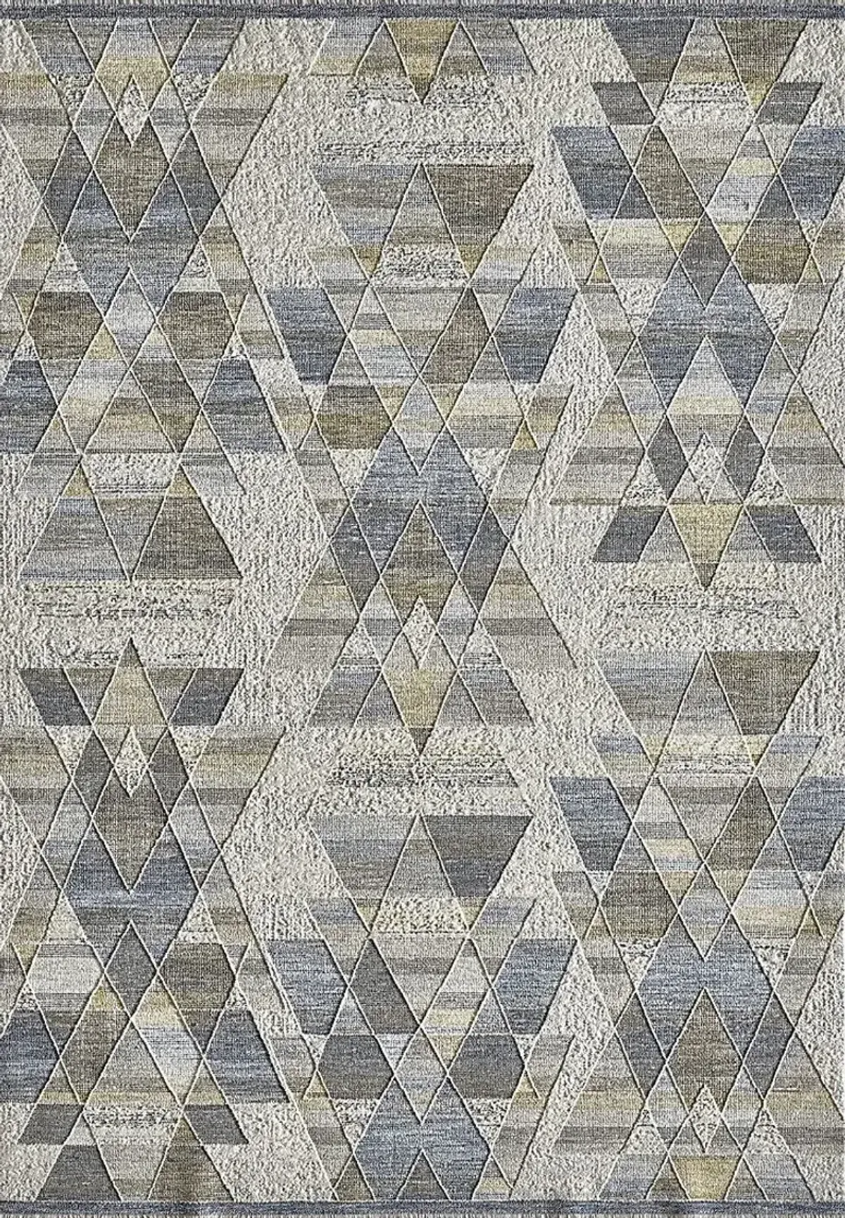 Petroton Gold/Blue 7'10 x 10'10 Rug