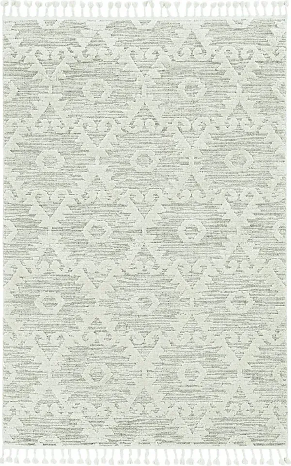 Derthon Beige 7'10 x 10'10 Rug