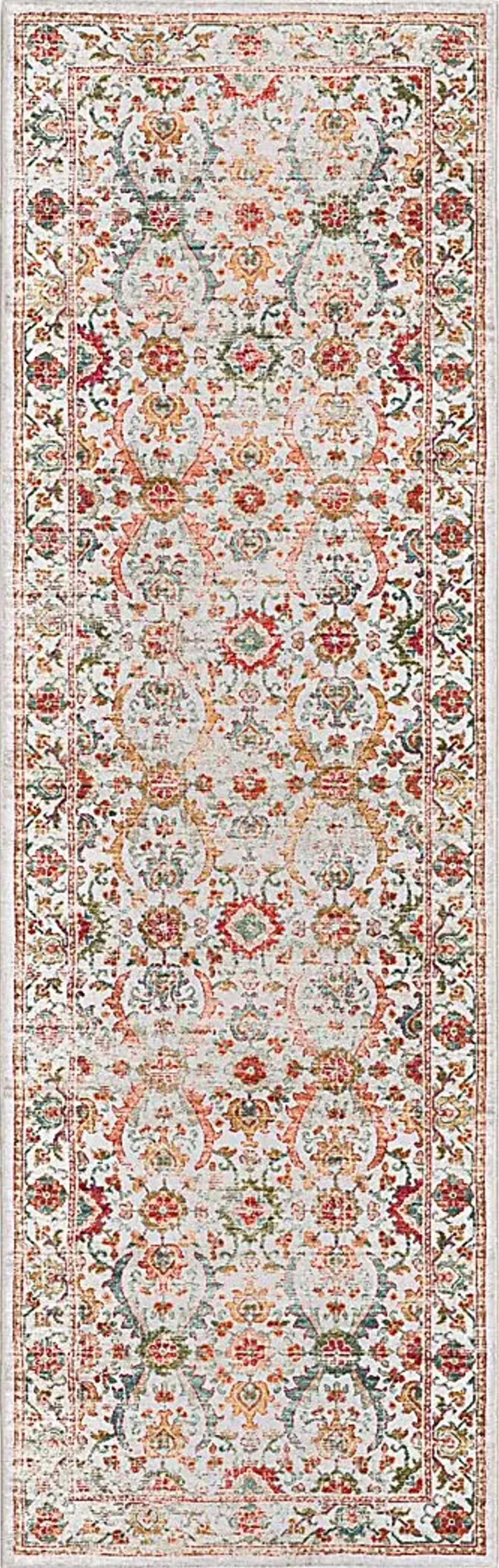 Whirlaw Beige 2' x 12' Rug