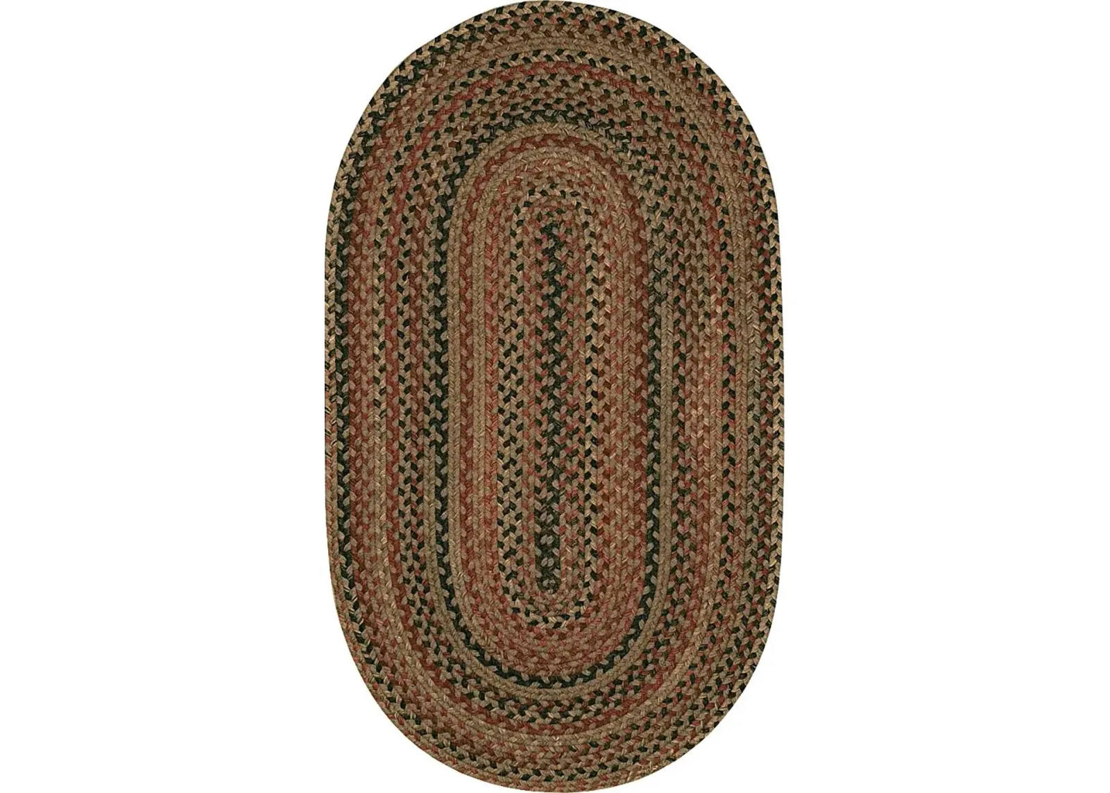 Mugadi Brown/Multi 3' x 5' Oval Rug