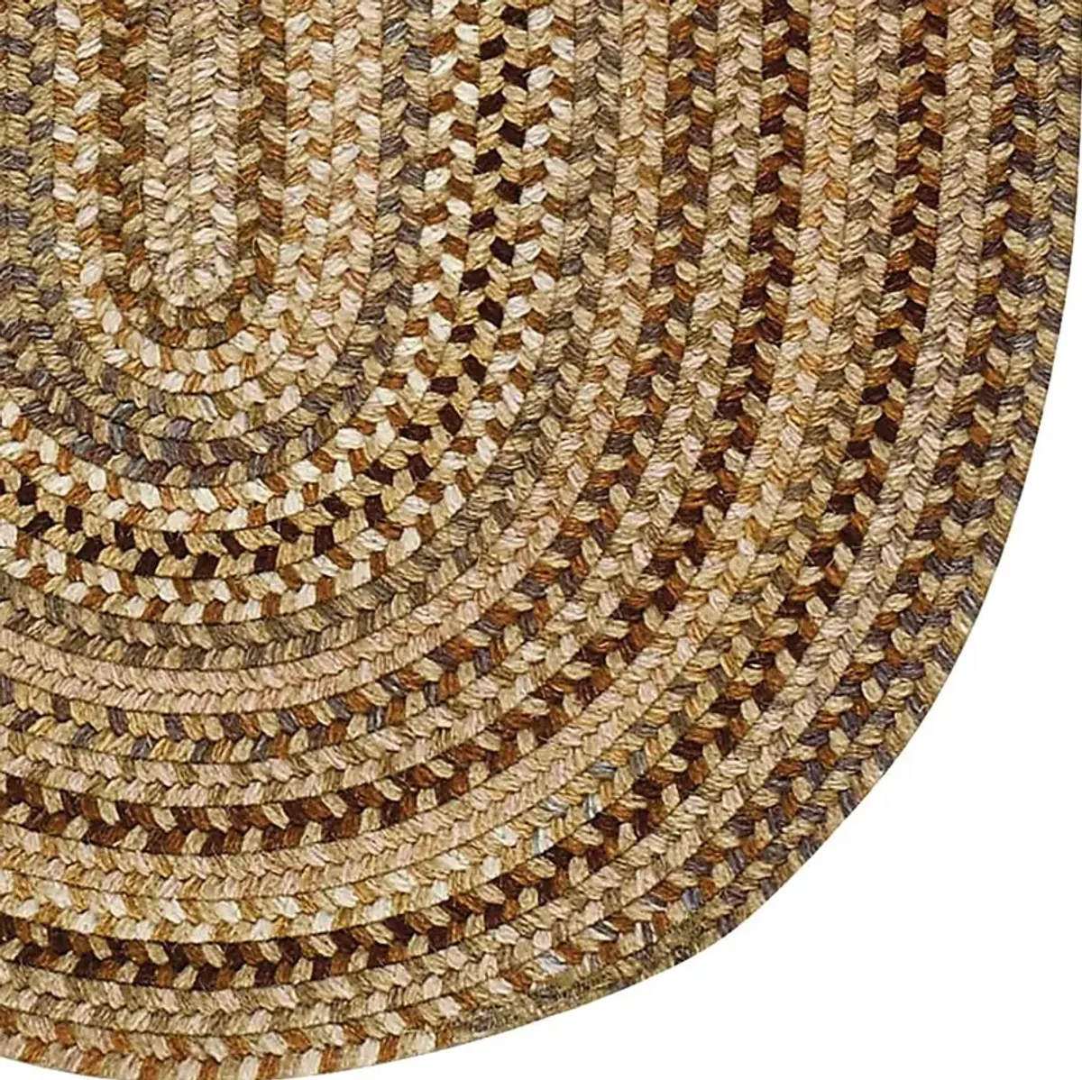 Mugadi Beige 3' x 5' Oval Rug