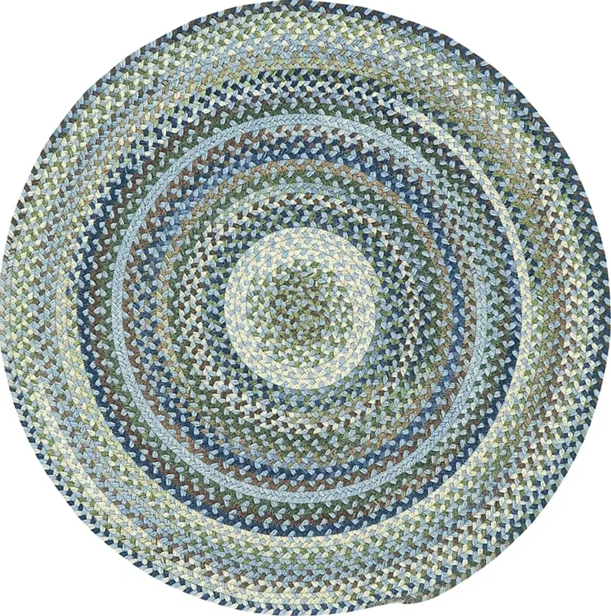 Mugadi Blue 7'6 Round Rug