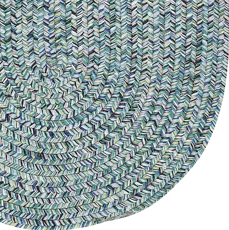 Garkani Blue 3' x 5' Oval Rug