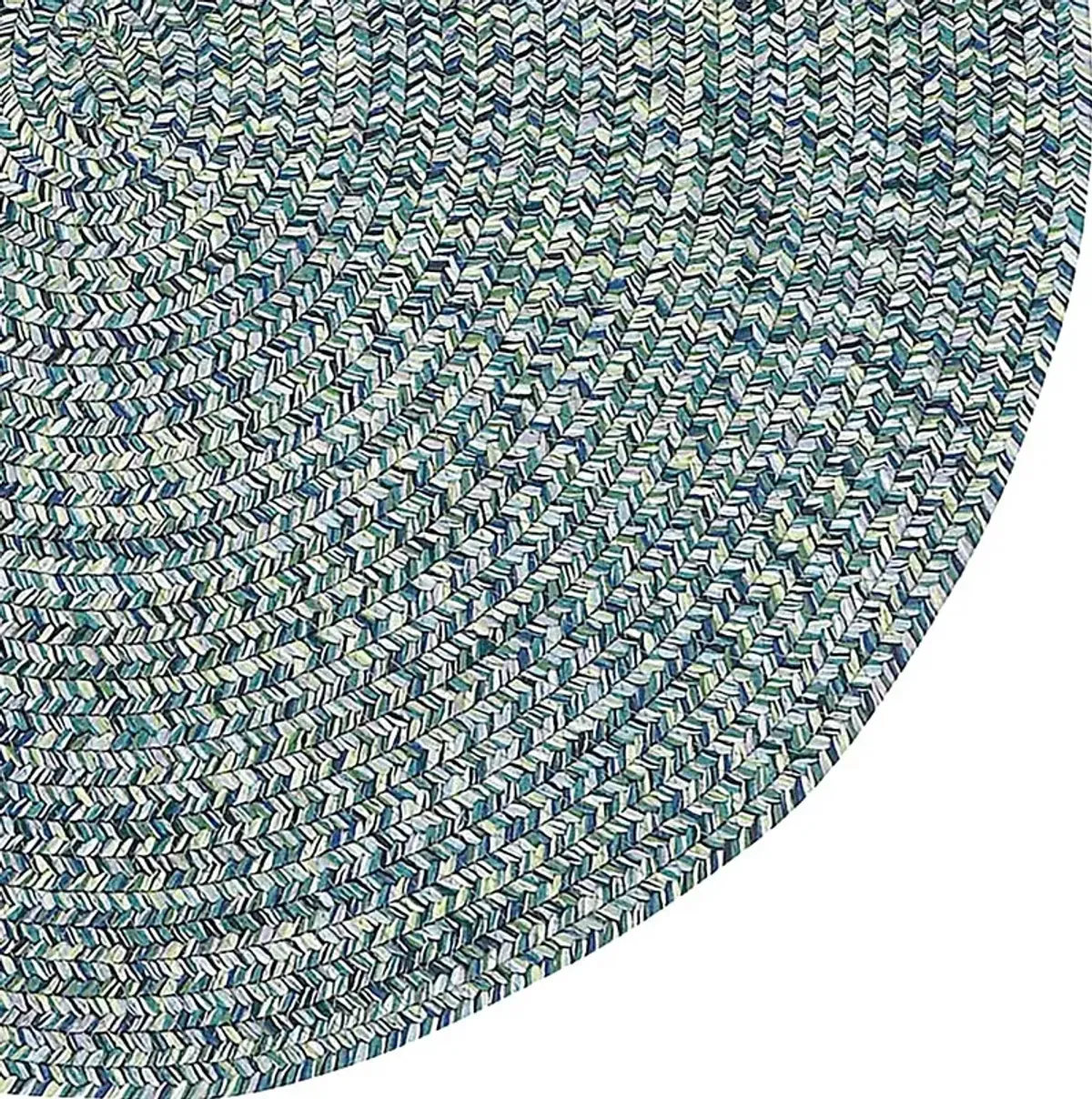 Garkani Blue 5'6 Round Rug