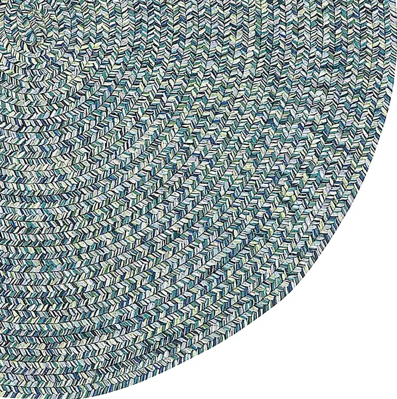 Garkani Blue 7'6 Round Rug