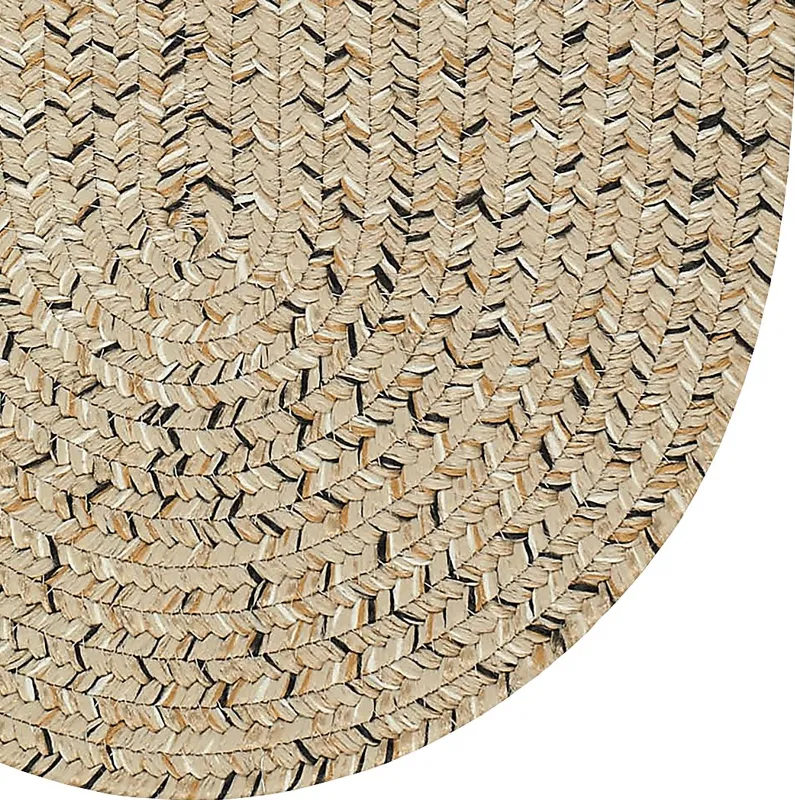 Garkani Beige 3' x 5' Oval Rug