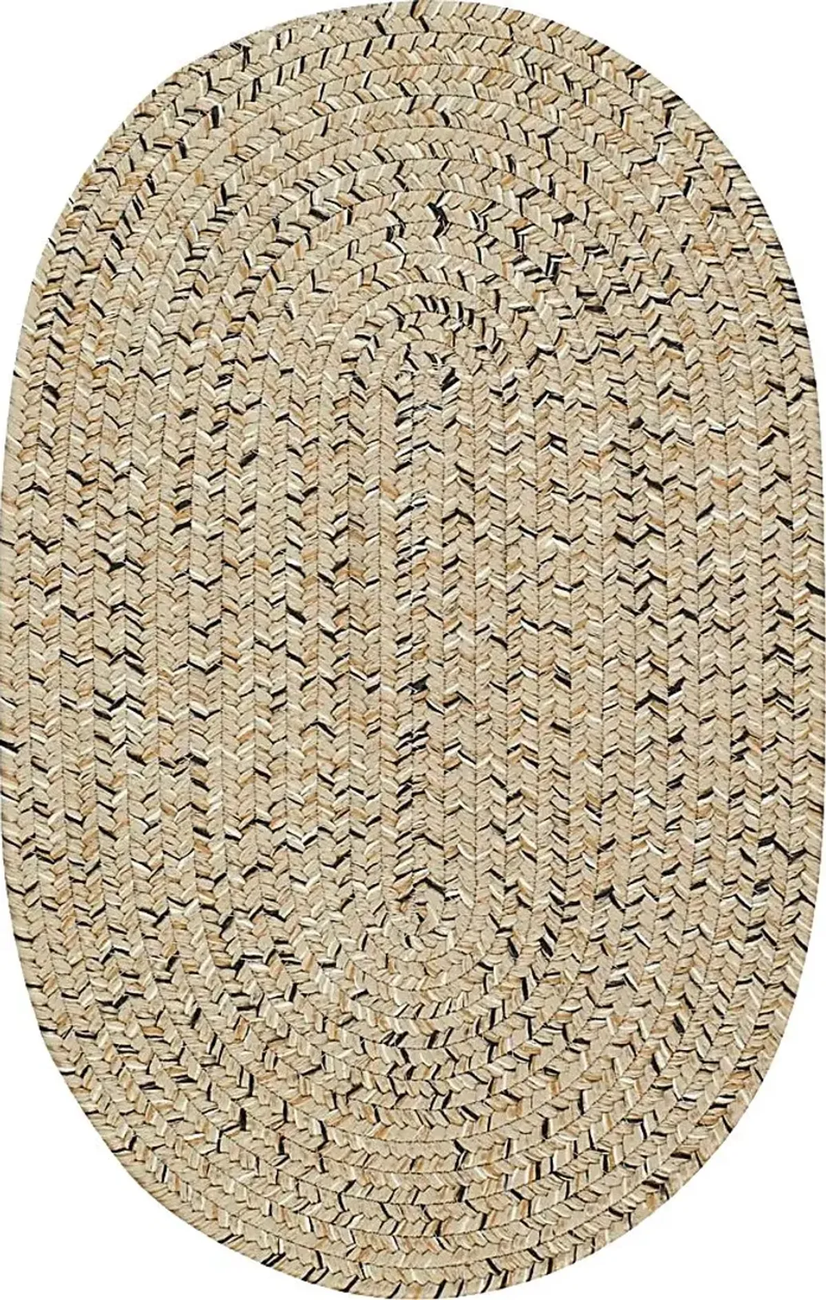 Garkani Beige 3' x 5' Oval Rug