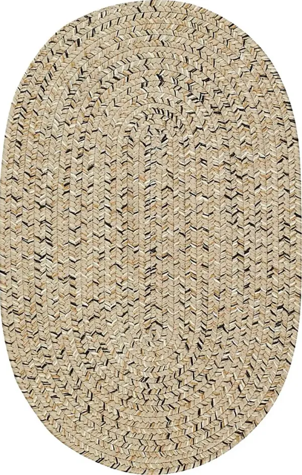 Garkani Beige 8' x 11' Oval Rug