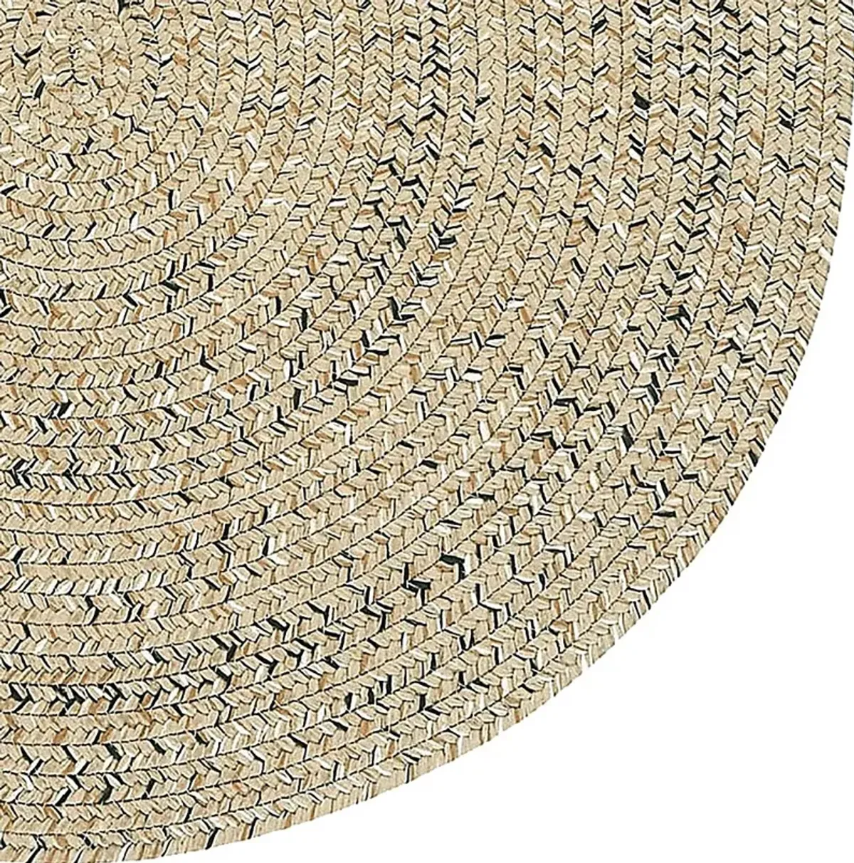 Garkani Beige 5'6 Round Rug