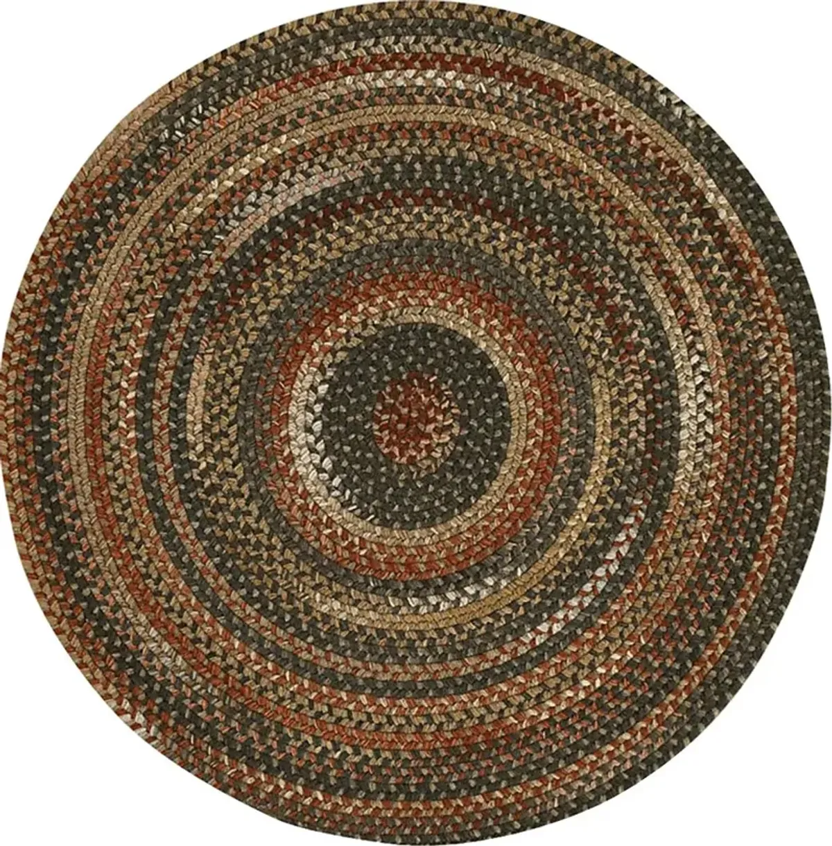 Mugadi Brown/Multi 5'6 Round Rug