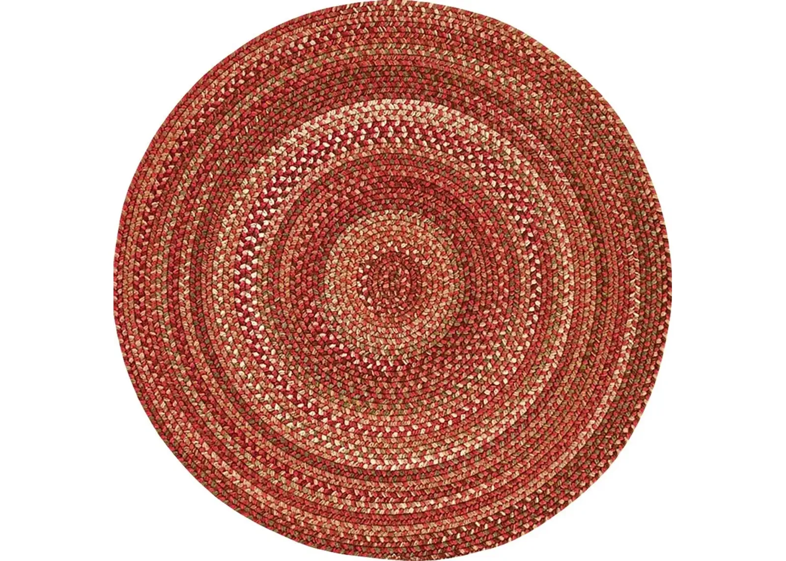 Mugadi Red 5'6 Round Rug