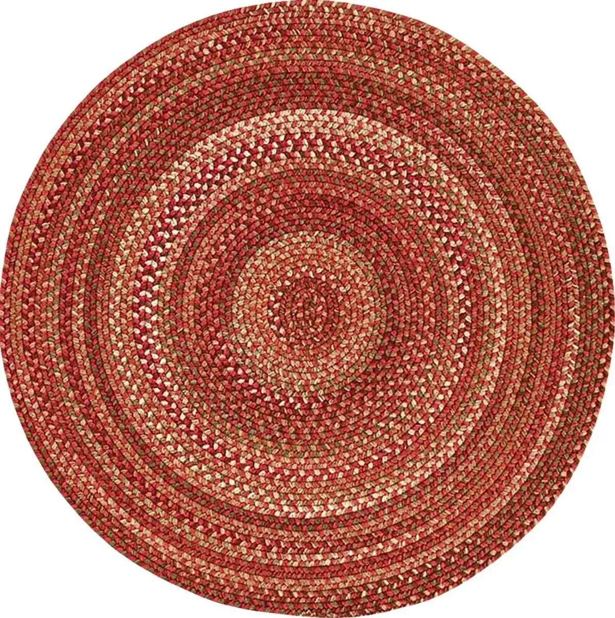 Mugadi Red 5'6 Round Rug