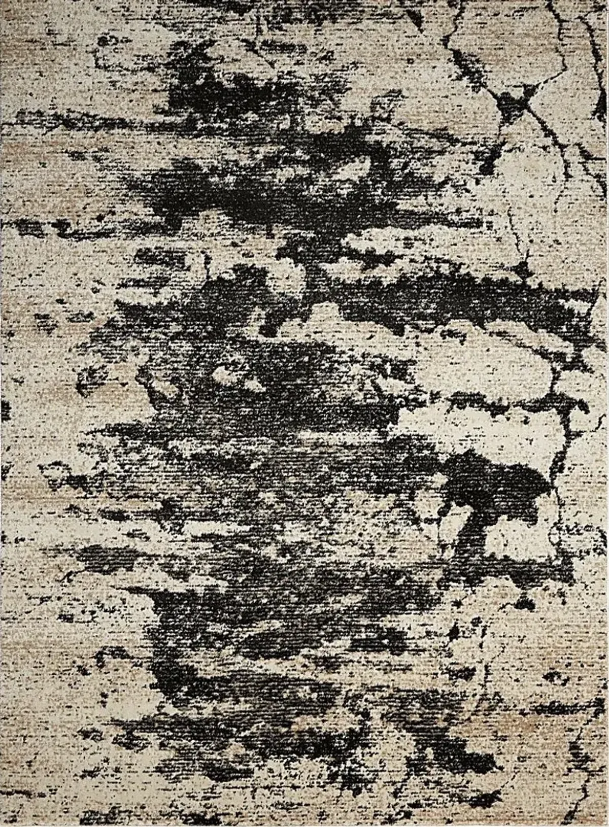 Midnight Storm Ivory 3'10 x 5'10 Rug