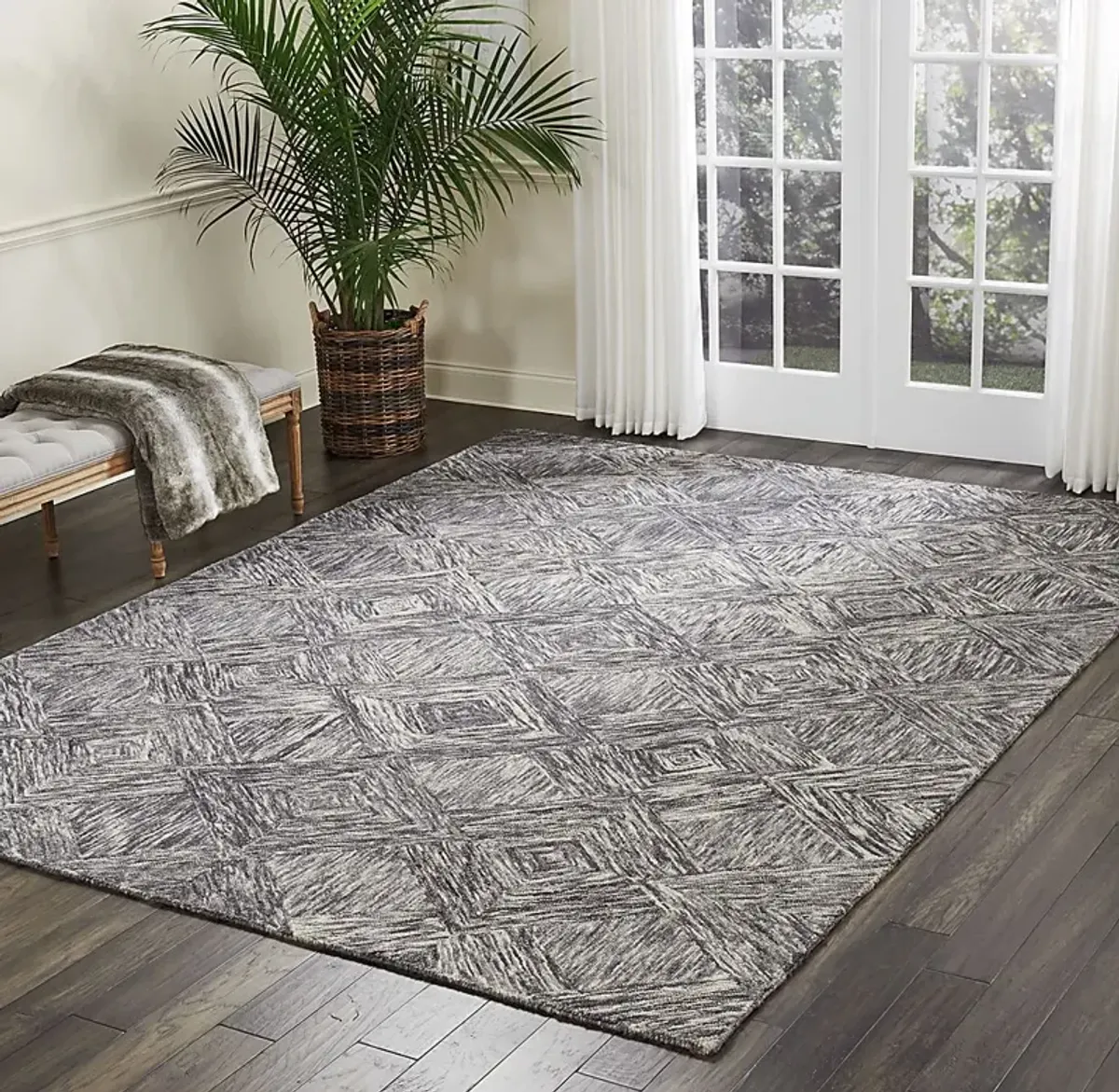 Litzendorf Silver 5' x 7'6 Rug