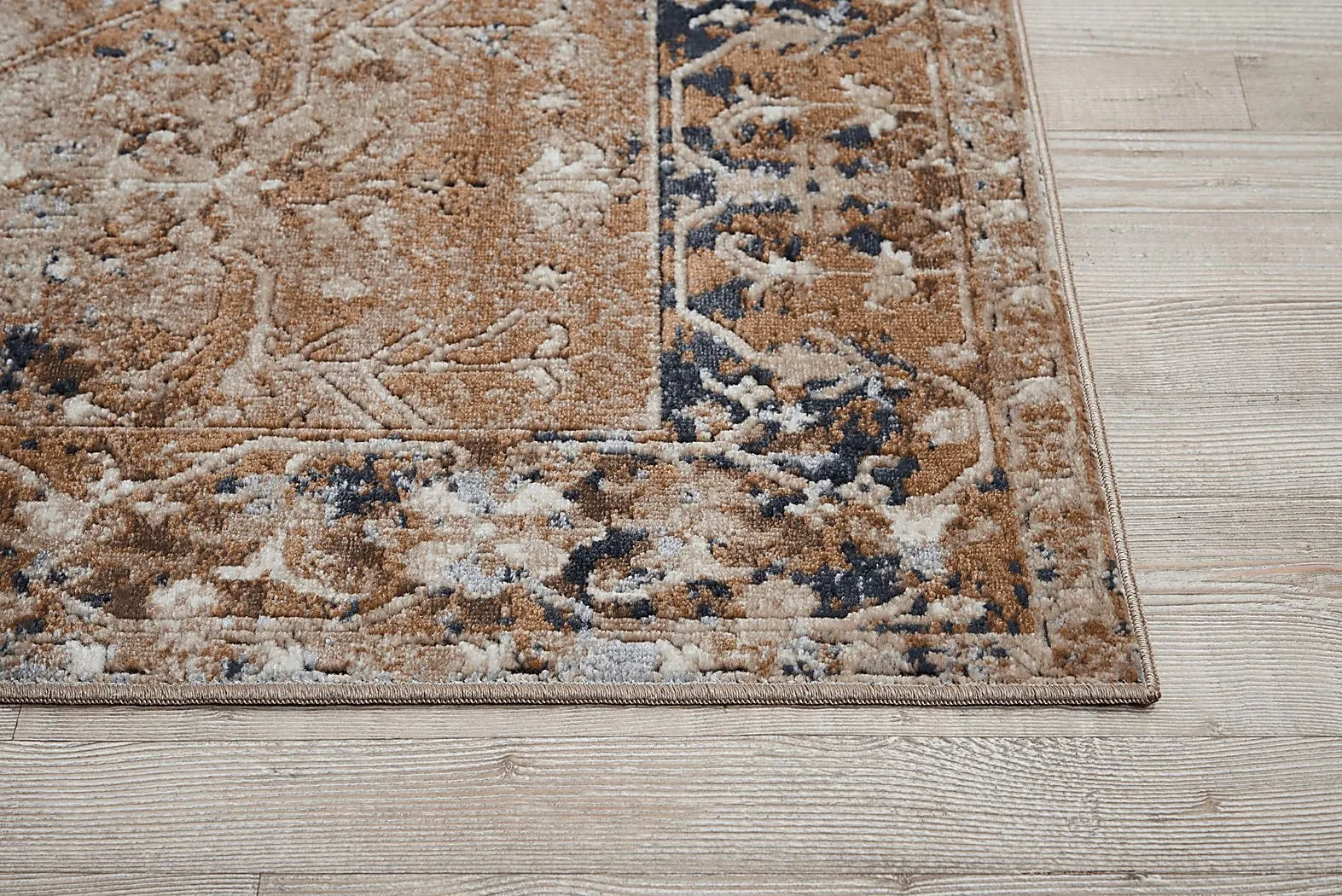 Dinias Taupe 2'2 x 7'7 Runner Rug