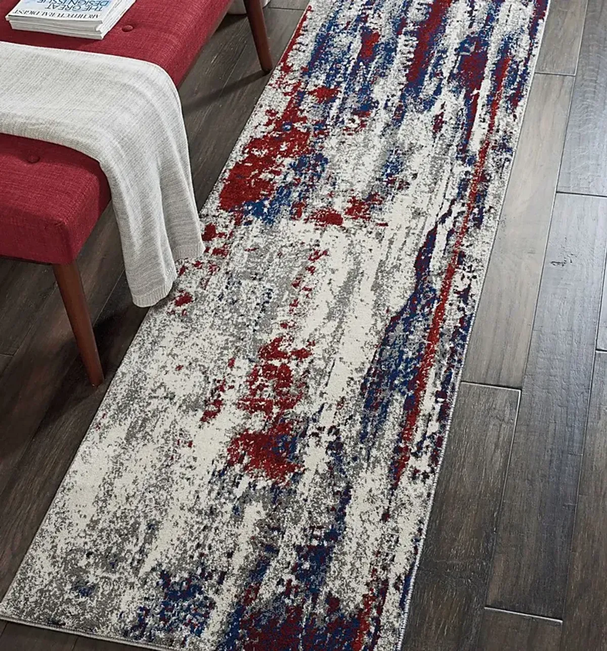 Cailyn Blue 2'2 x 7'6 Runner Rug