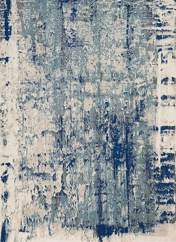 Channe Blue 5'3 x 7'3 Rug