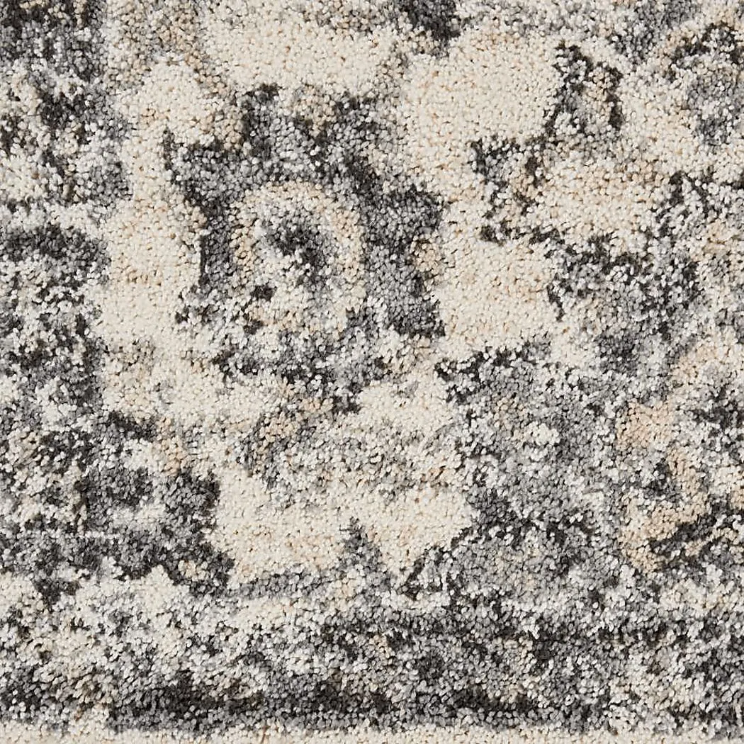 Adelien Gray 2'2 x 7'6 Runner Rug