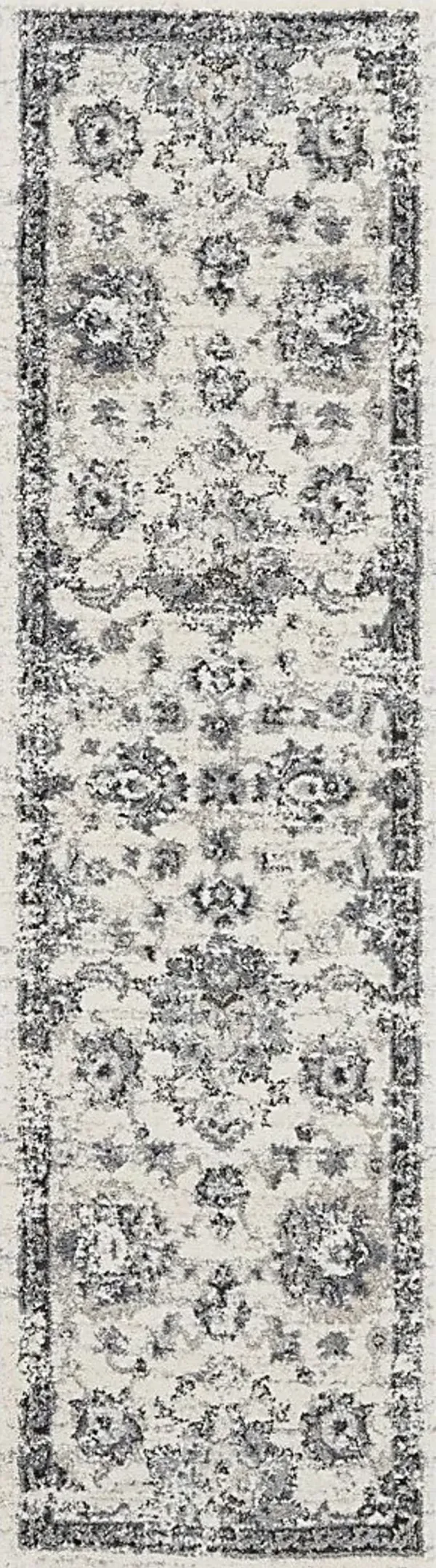 Adelien Gray 2'2 x 7'6 Runner Rug
