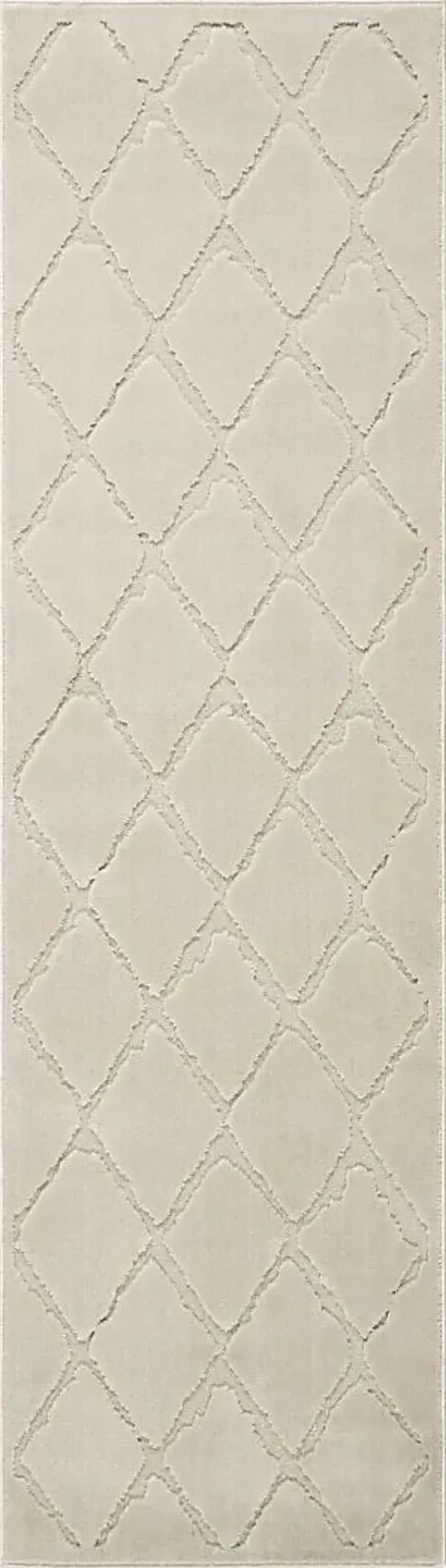 Aerilyn Ivory 2'2 x 7'6 Runner Rug