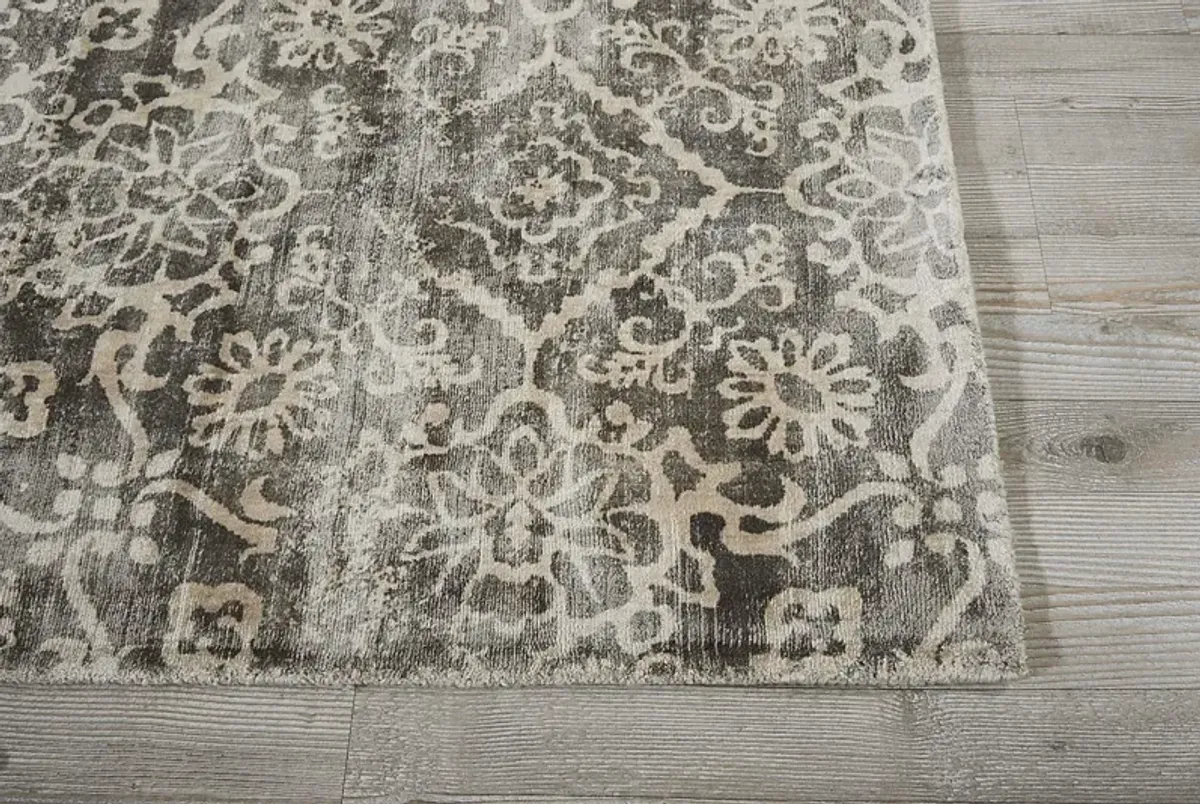 Milen Gray 2'3 x 8' Runner Rug