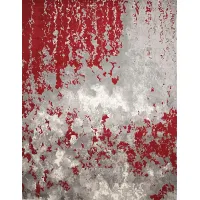 Red Sky Red 9'9 x 13'9 Rug