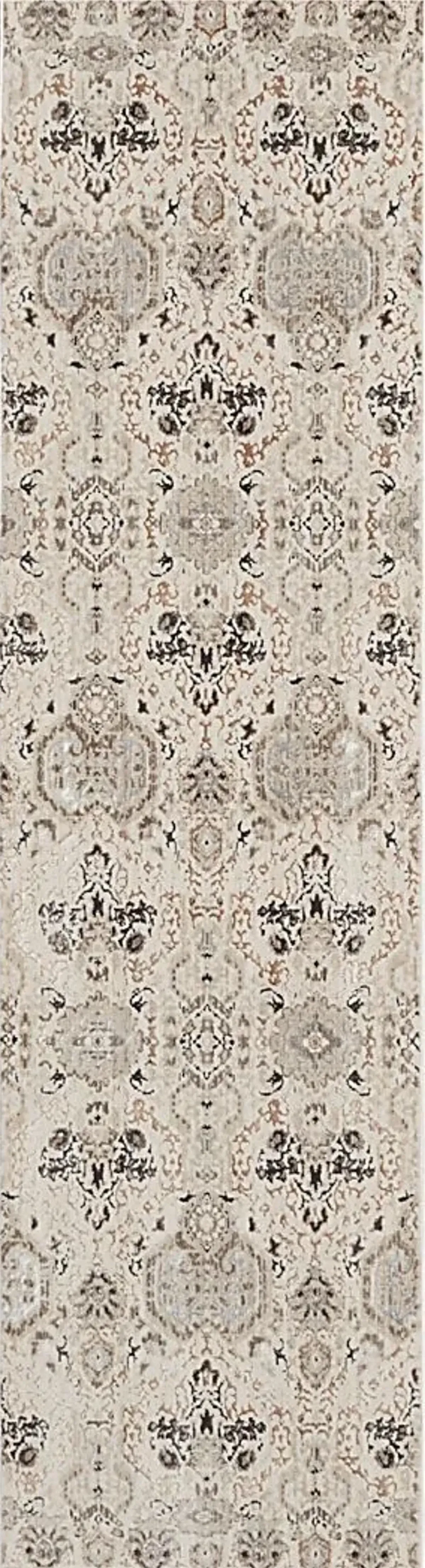 Olesya Gray 2'2 x 7'6 Runner Rug