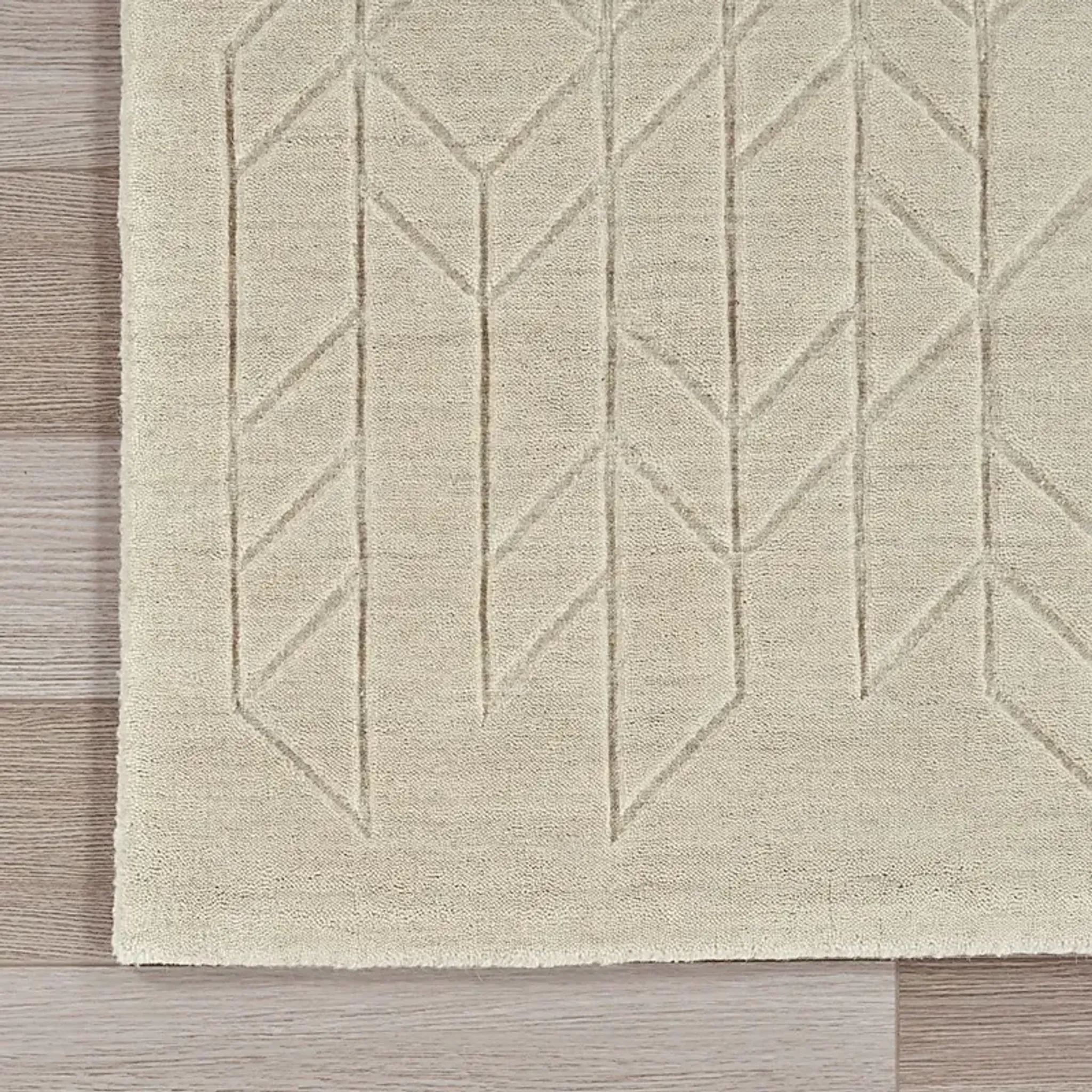 Tupelo Ivory 5'3 x 7'5 Rug | Furniture.com