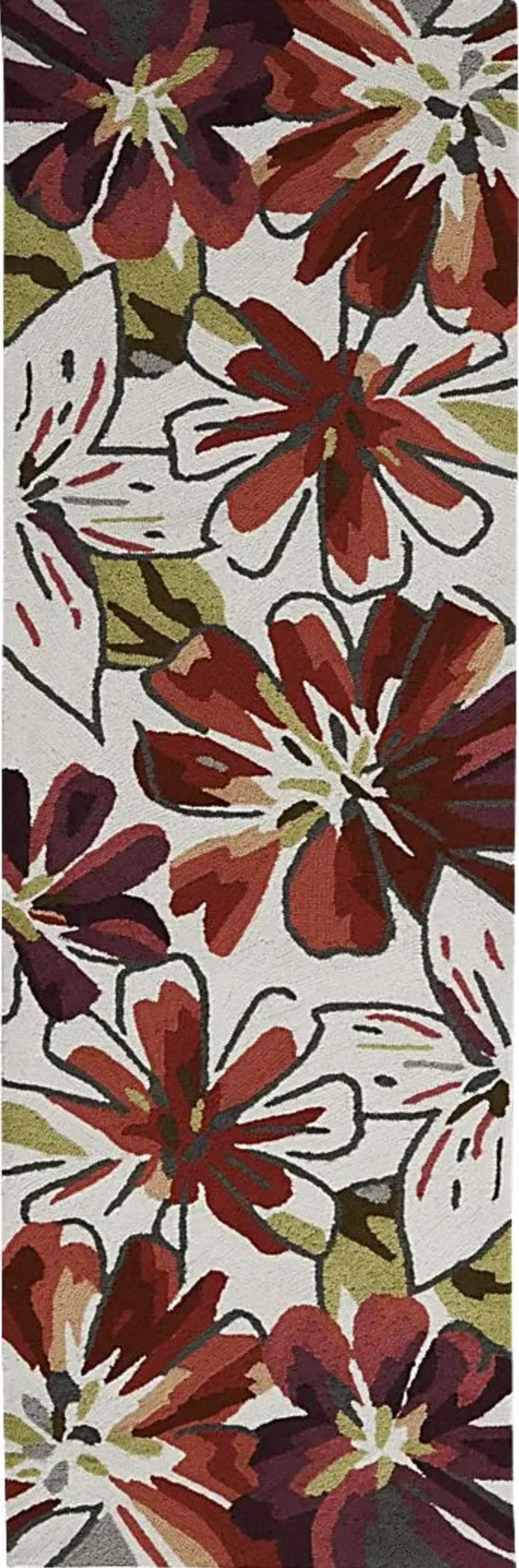 Wild Blossom Fantasy 2'3"" x 8' Rug