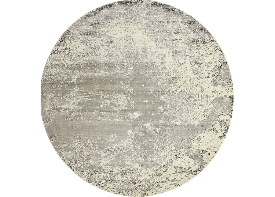 Chaila Gray 8' Round Rug