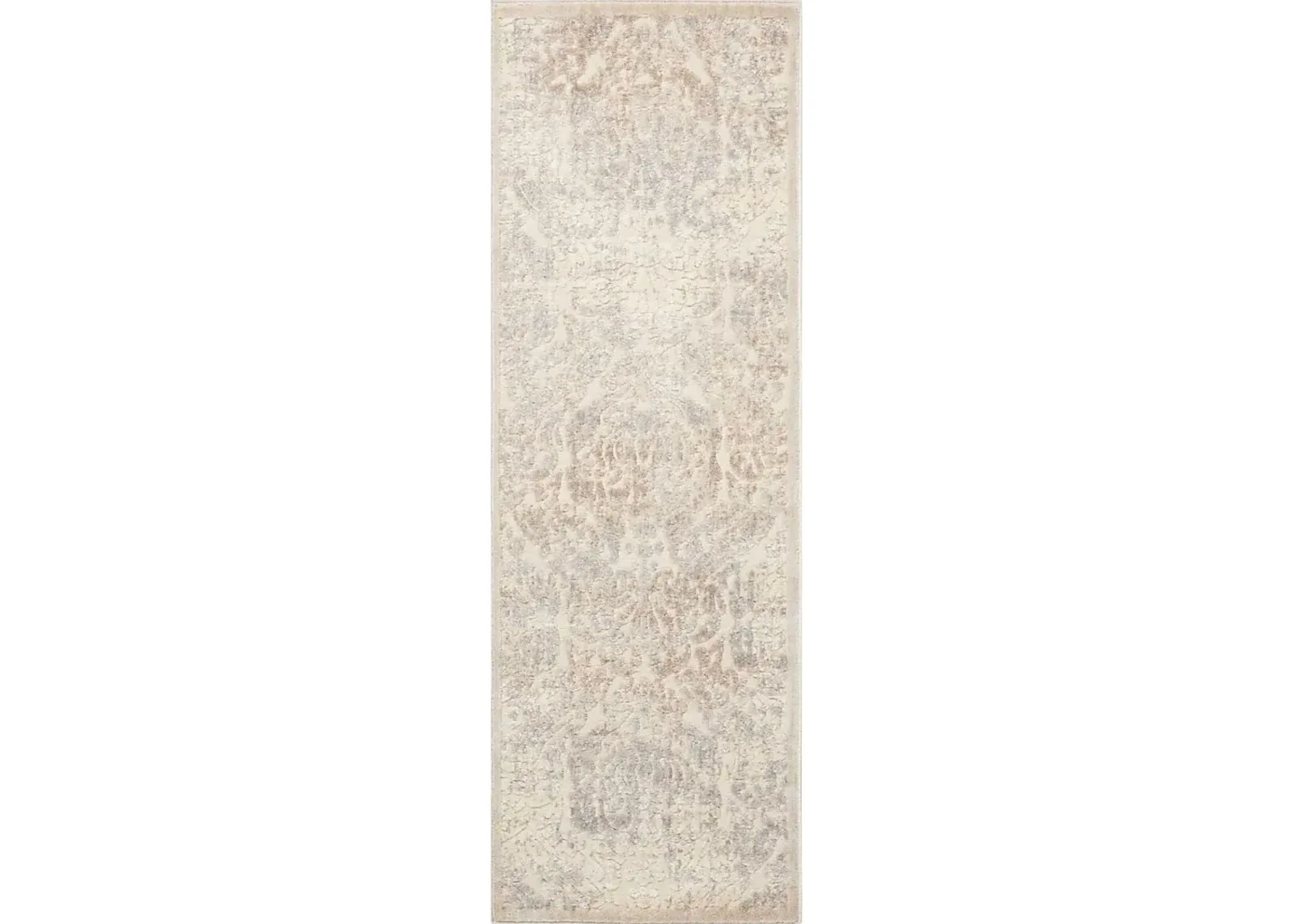 Brandle G. Illusions Ivory 2' x 8' Rug