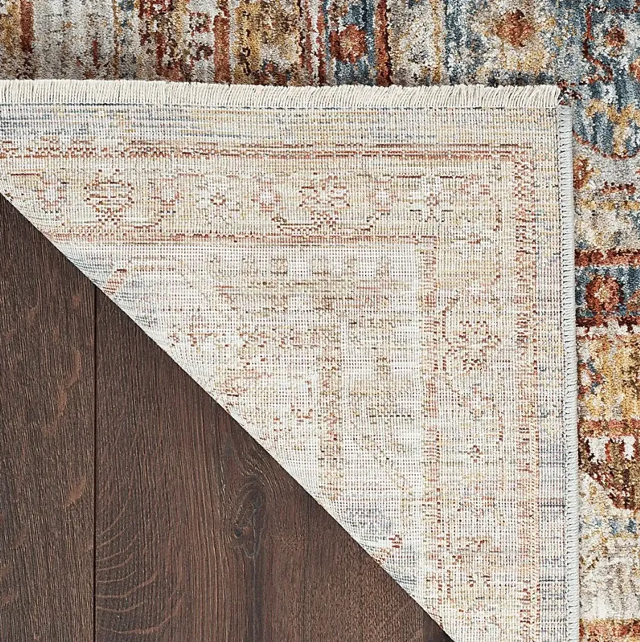 Sahar Blue 93 X 127 Rug Rooms To Go | Furniture.com