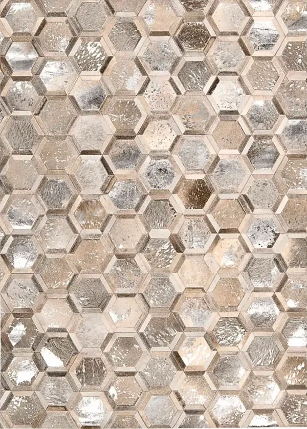 Schimmer Silver 5'3 x 7'5 Rug